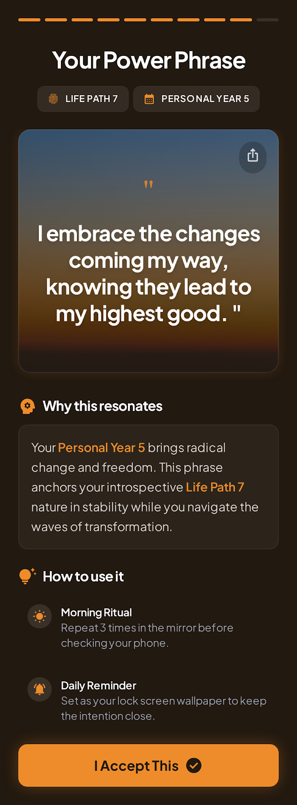 Daily numerology affirmations